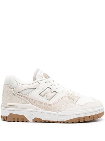New Balance 550 Panelled Leather Sneakers - Farfetch