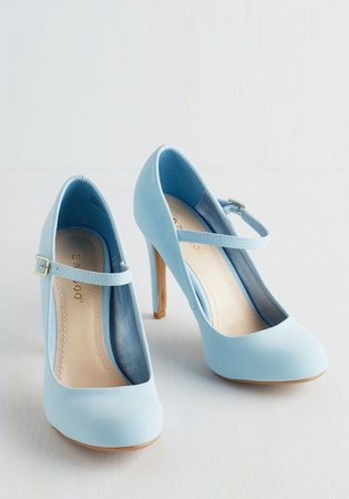 blue pastel heels