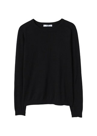 MANGO Fine-knit cotton sweater