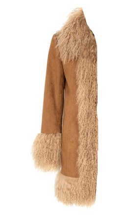 brown afghan coat fur camel