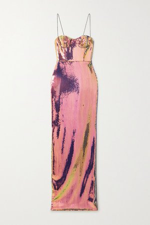 Alex Perry | Ford sequined voile gown | NET-A-PORTER.COM