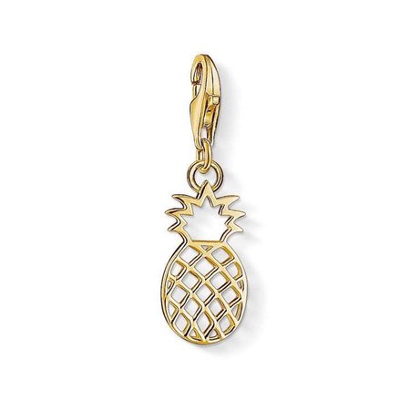 Charm Club Gold Pineapple Charm | House of Fraser GBP34.3