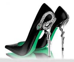 emerald green snake heels - Google Search