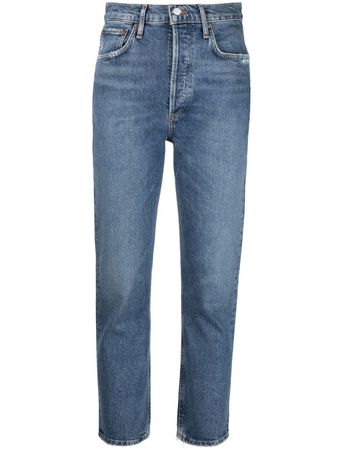 AGOLDE Cropped Denim Jeans - Farfetch