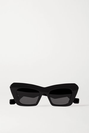 Black Oversized cat-eye acetate sunglasses | Loewe | NET-A-PORTER