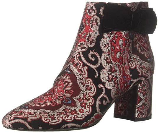 Amazon.com | Kate Spade New York Women's Holly Ankle Boot russett Multi Brocade 8 M US | Ankle & Bootie