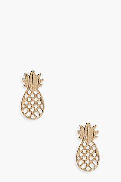 Laura Pineapple Stud Earrings
