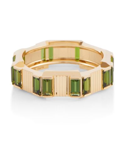 Gucci - 18kt gold ring with tourmaline | Mytheresa