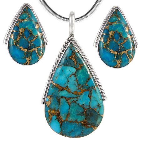Sterling Silver Turquoise Jewelry Sets