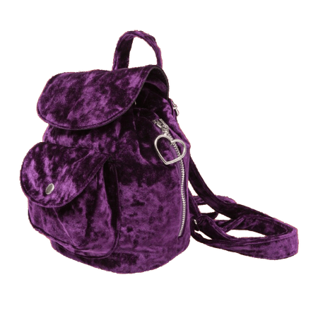 free to use, velvet purple backpack on We Heart It