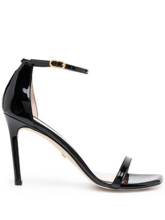 Stuart Weitzman glossy stiletto sandals - FARFETCH
