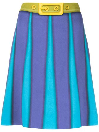 Moschino Striped A-line Skirt - Farfetch