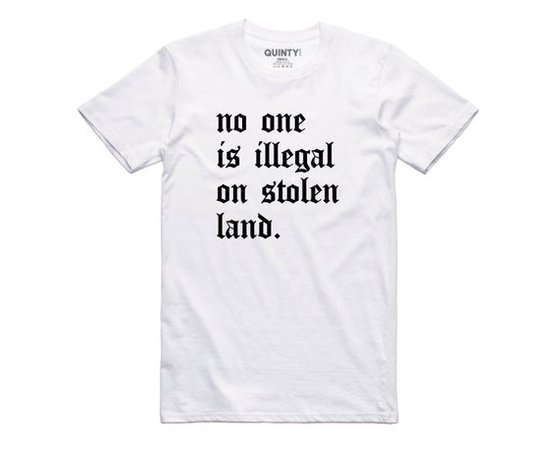 No One is Illegal on Stolen Land shirt No human is illegal | Etsy
