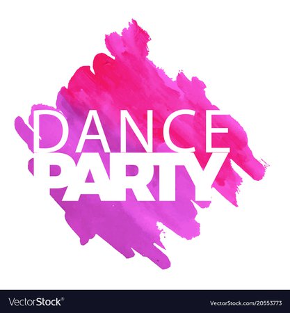 Dance party purple pink watercolor paint backgroun