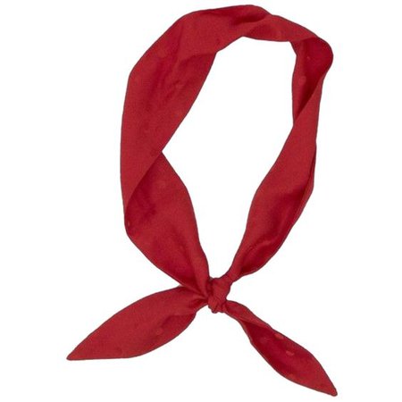 Red ribbon hair band