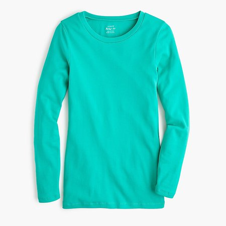 J.Crew: Slim Perfect Long-sleeve T-shirt green