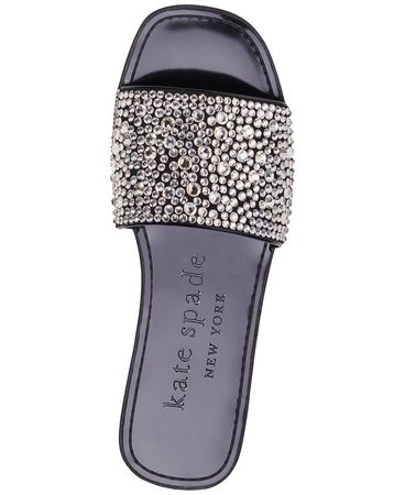 kate spade new york Women's All That Glitters Flat Sandals - Macy's
