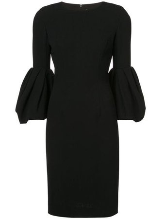 Carolina Herrera bell sleeve dress $2,490 - Buy Online AW18 - Quick Shipping, Price