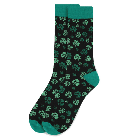 Men's St Patricks Day Socks Irish Flag Clover Shamrock Lucky