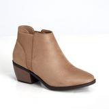 Pierre Dumas Victoria Suede Booties in Taupe | 89842-434 TAUPE – Glik's