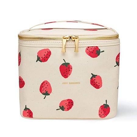 Amazon.com: Kate Spade New York Insulated Soft Cooler Lunch Tote with Double Zipper Close and Carrying Handle, Strawberries : Toys & Games