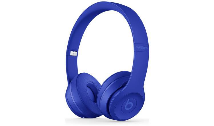 Blue headphones