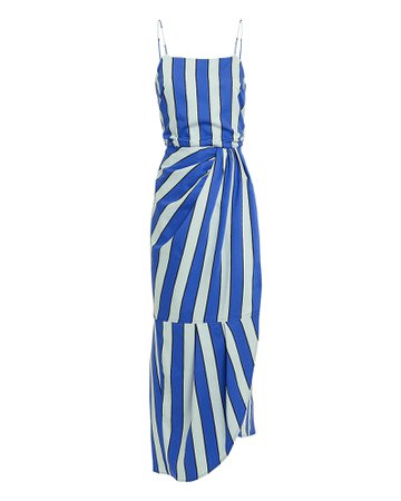 Striped Sarong Dress