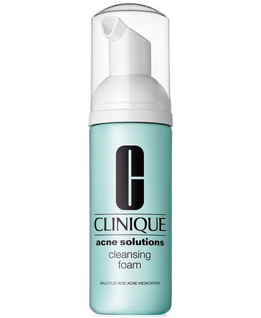 Clinique Acne Solutions Cleansing Foam, 4.2 fl oz & Reviews - Skin Care - Beauty - Macy's