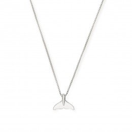Whale Tail Adjustable Necklace in Sterling Silver | ALEX AND ANI