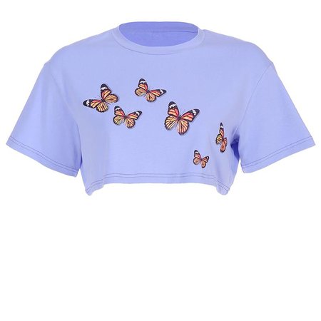 Blue Butterfly Crop - Own Saviour