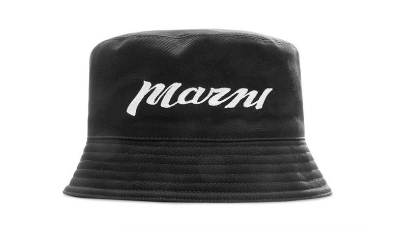 marni embroidered logo bucket hat