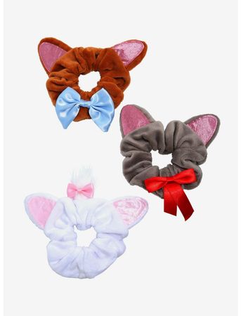Disney The Aristocats Marie, Toulouse, and Berlioz Scrunchy Set - BoxLunch Exclusive | BoxLunch