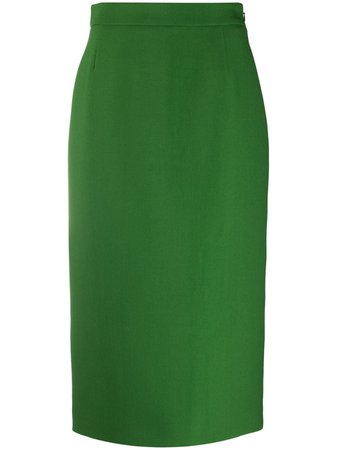 Green Prada high-waist pencil skirt P172RS2021XA5 - Farfetch