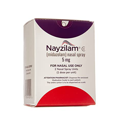 Nayzilam Epilepsy nasal spray seizure aid medication medicine