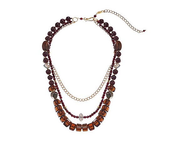 Chan Luu Adjustable Strand Necklace with Semi Precious Stones