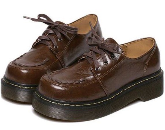 brown low top loafers