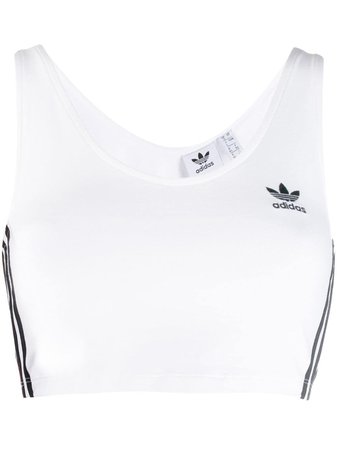 Adidas Blusa Cropped Com Logo - Farfetch