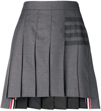 4-Bar School Uniform Miniskirt