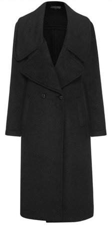 SHEIKE black wool coat