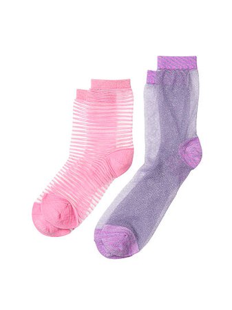 Stripe Ankle Socks - Victoria's Secret - vs