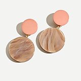 J.Crew: Made-in-Italy Acetate Statement Earrings For Women