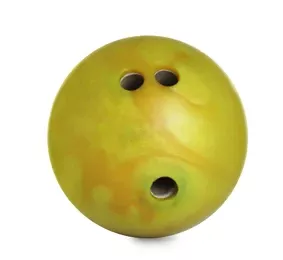 yellow bowling ball