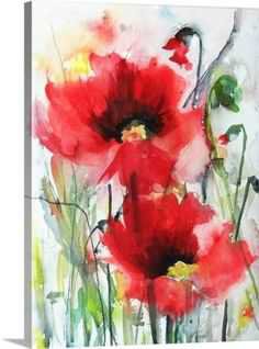 Karen Johanssen Red Poppy Art - Pinterest