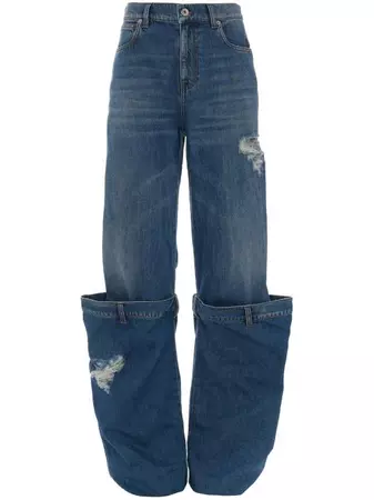 JW Anderson straight-leg Bucket Jeans - Farfetch