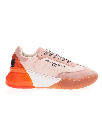 Stella Mccartney Loop Sneakers In Rose-pink Tech/synthetic In K578 Pinks | ModeSens
