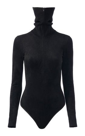 Zip Velvet Bodysuit By Alaïa | Moda Operandi