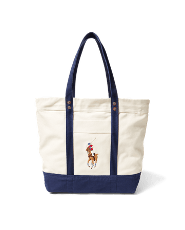 Canvas Big Pony Tote | Totes Bags & Leather Goods | Ralph Lauren