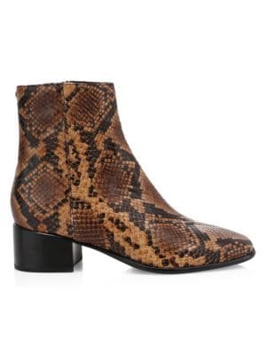 Brunello Cucinelli - Lissato Monili-Trimmed Leather Ankle Boots - saks.com