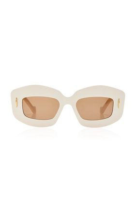 Screen Square-Frame Acetate Sunglasses By Loewe | Moda Operandi