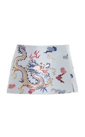 Dragon Brocade Mini Skirt by Attico | Moda Operandi